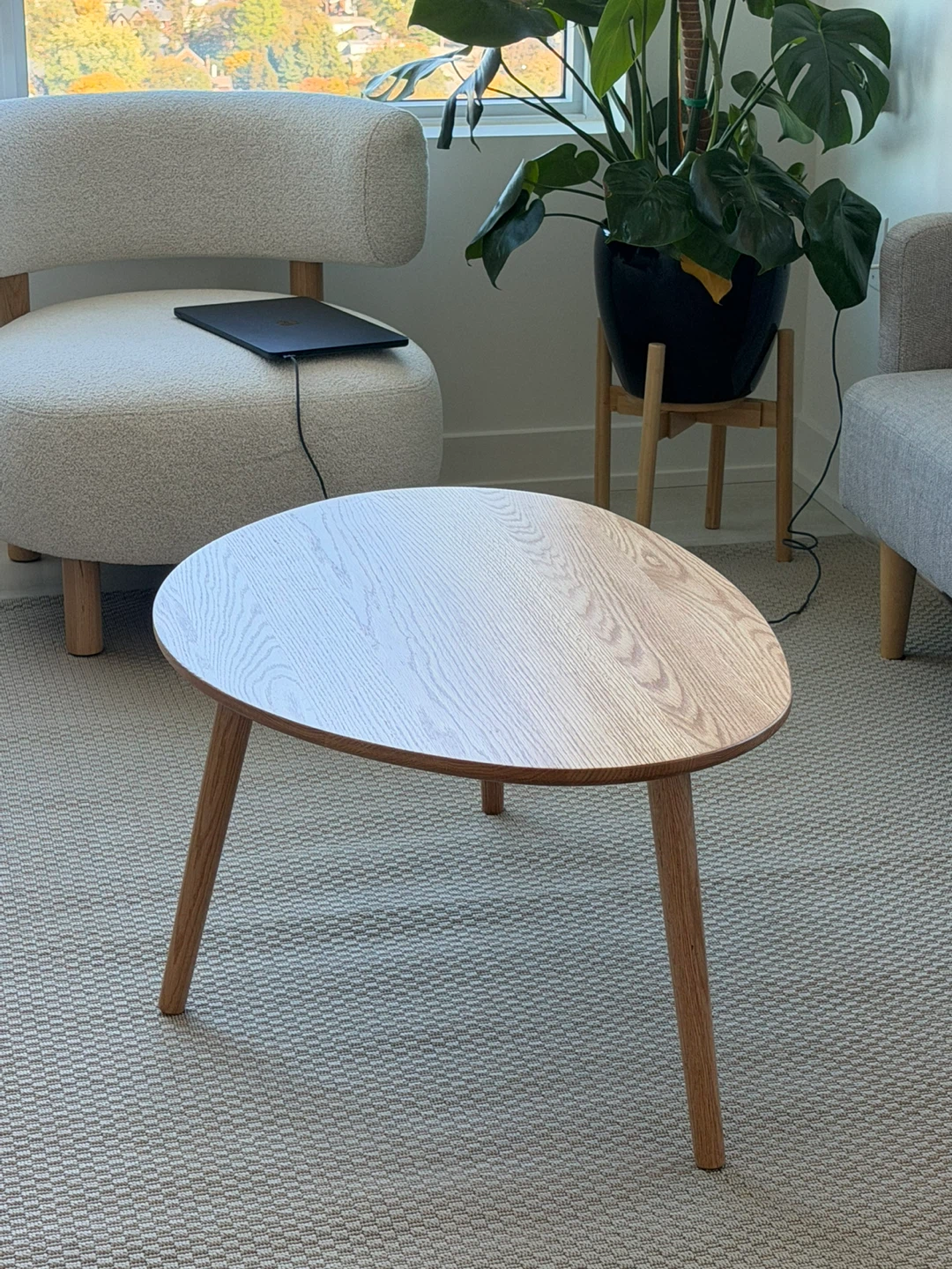 Oak Modern Coffee Table