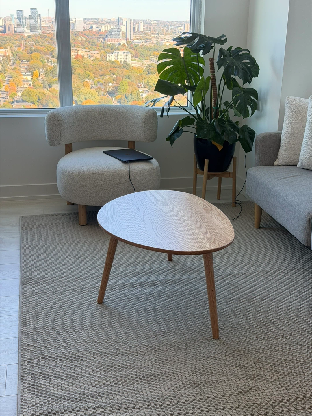 Oak Modern Coffee Table - photo 3