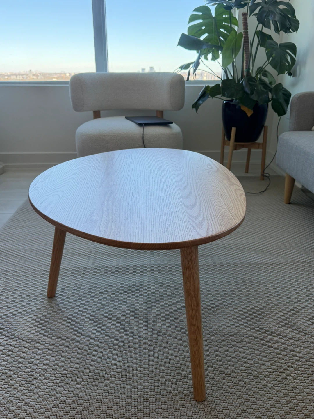Oak Modern Coffee Table - photo 4