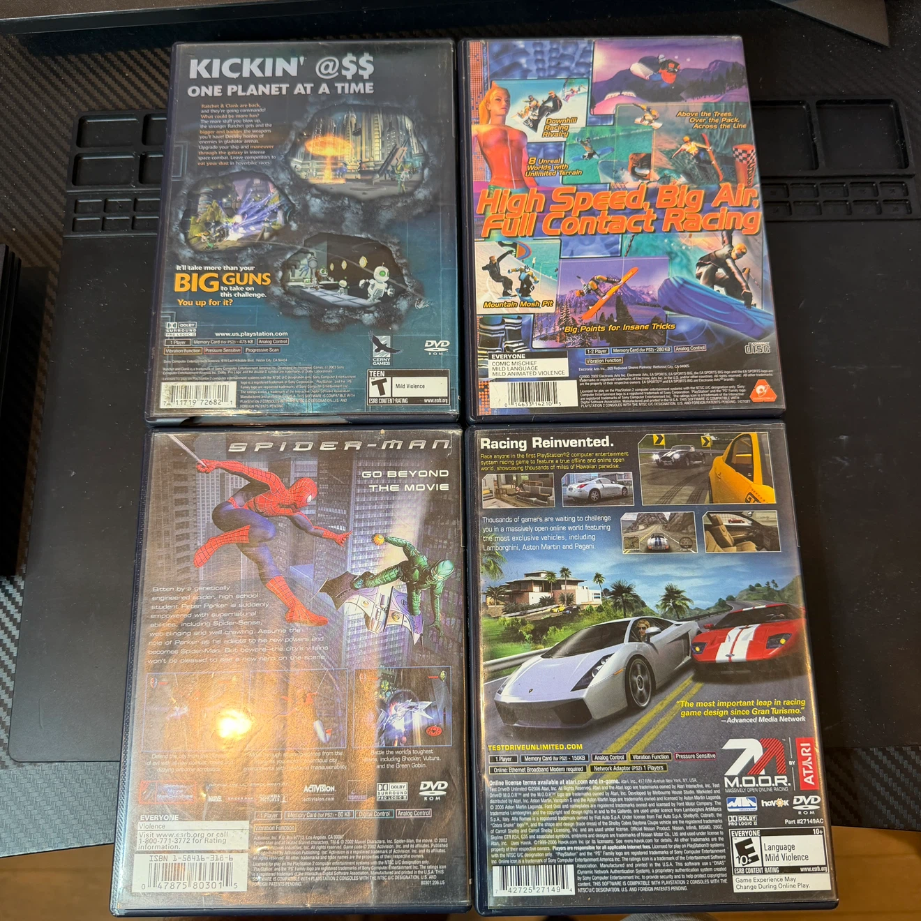 PS2 4-Game Bundle: Test Drive, Spider-Man, Ratchet & Clank, SSX - photo 2