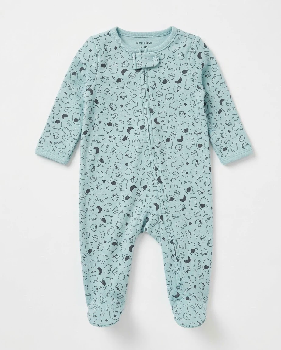 2 Simple Joys Baby Sleepers 0-3M, Brand New - photo 3