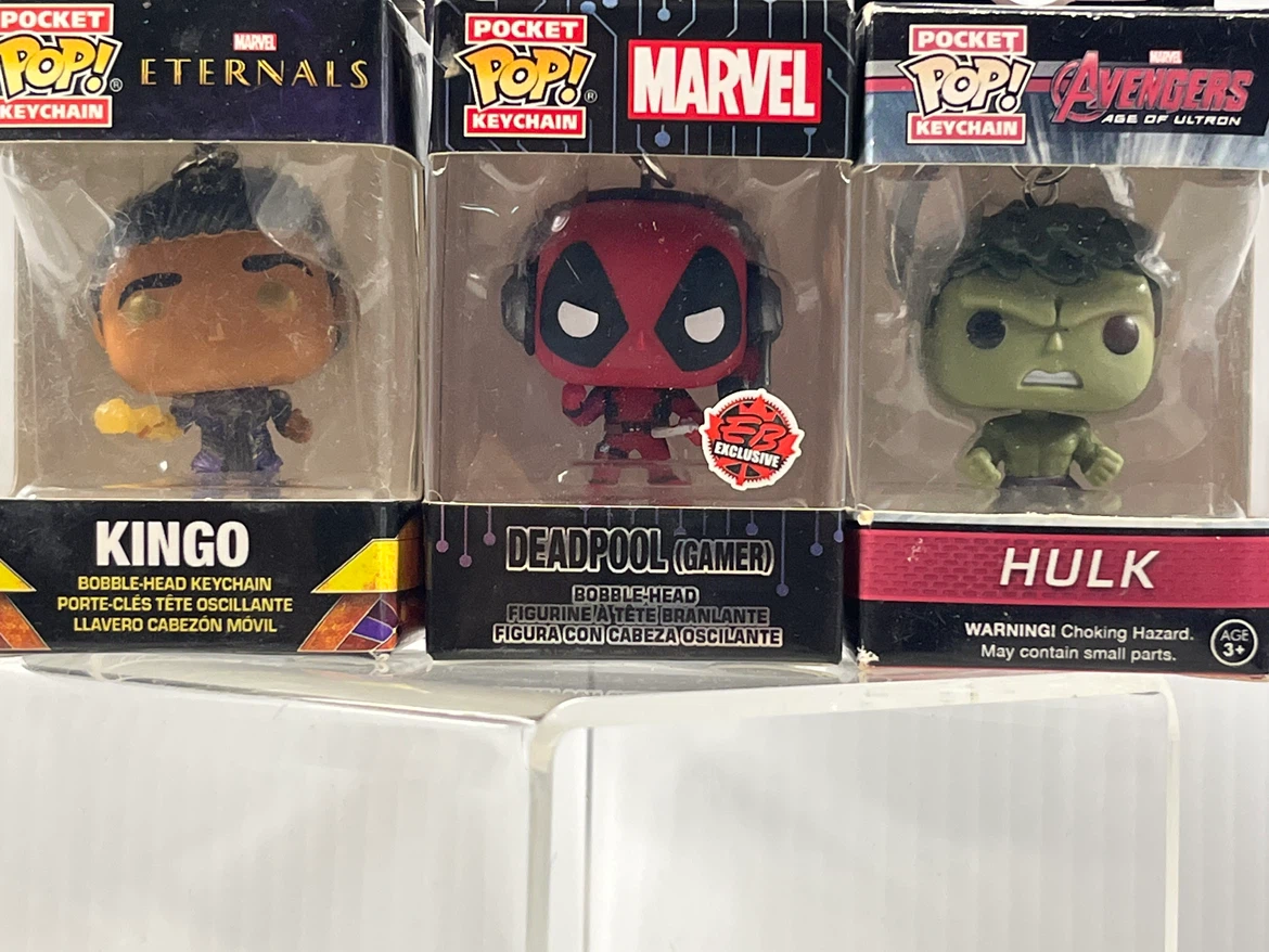 3 Marvel Pocket Pop! Keychains - photo 2