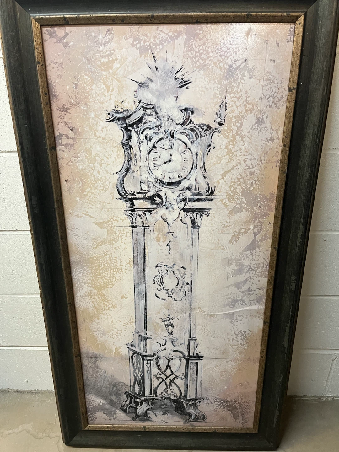 Grandfather Clock Print Wall Art