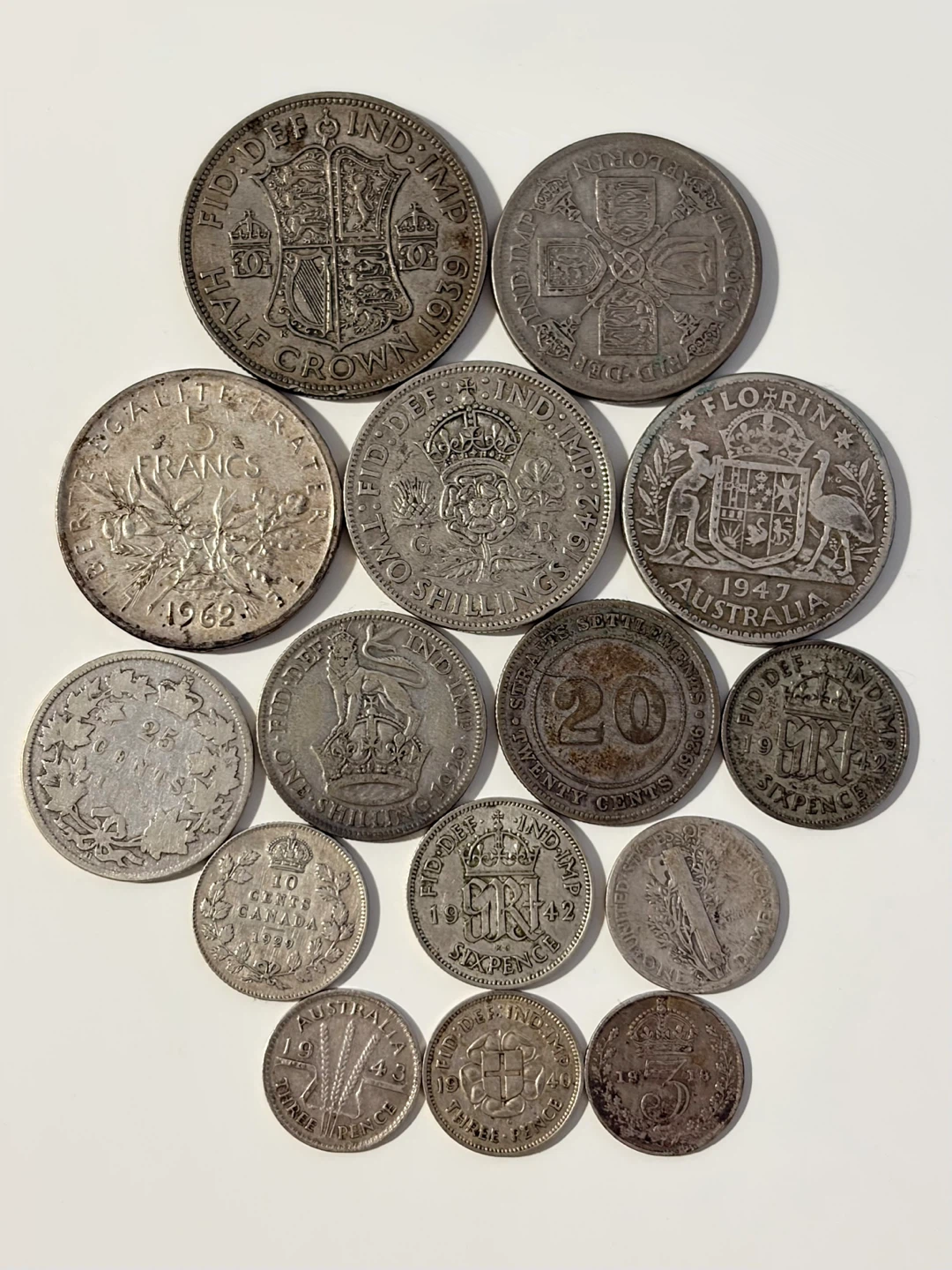 World Silver Coin Lot