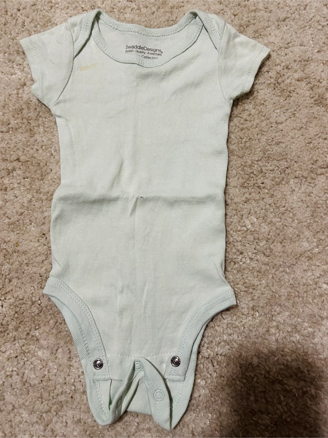SwaddleDesigns Organic Cotton Bodysuit 3M