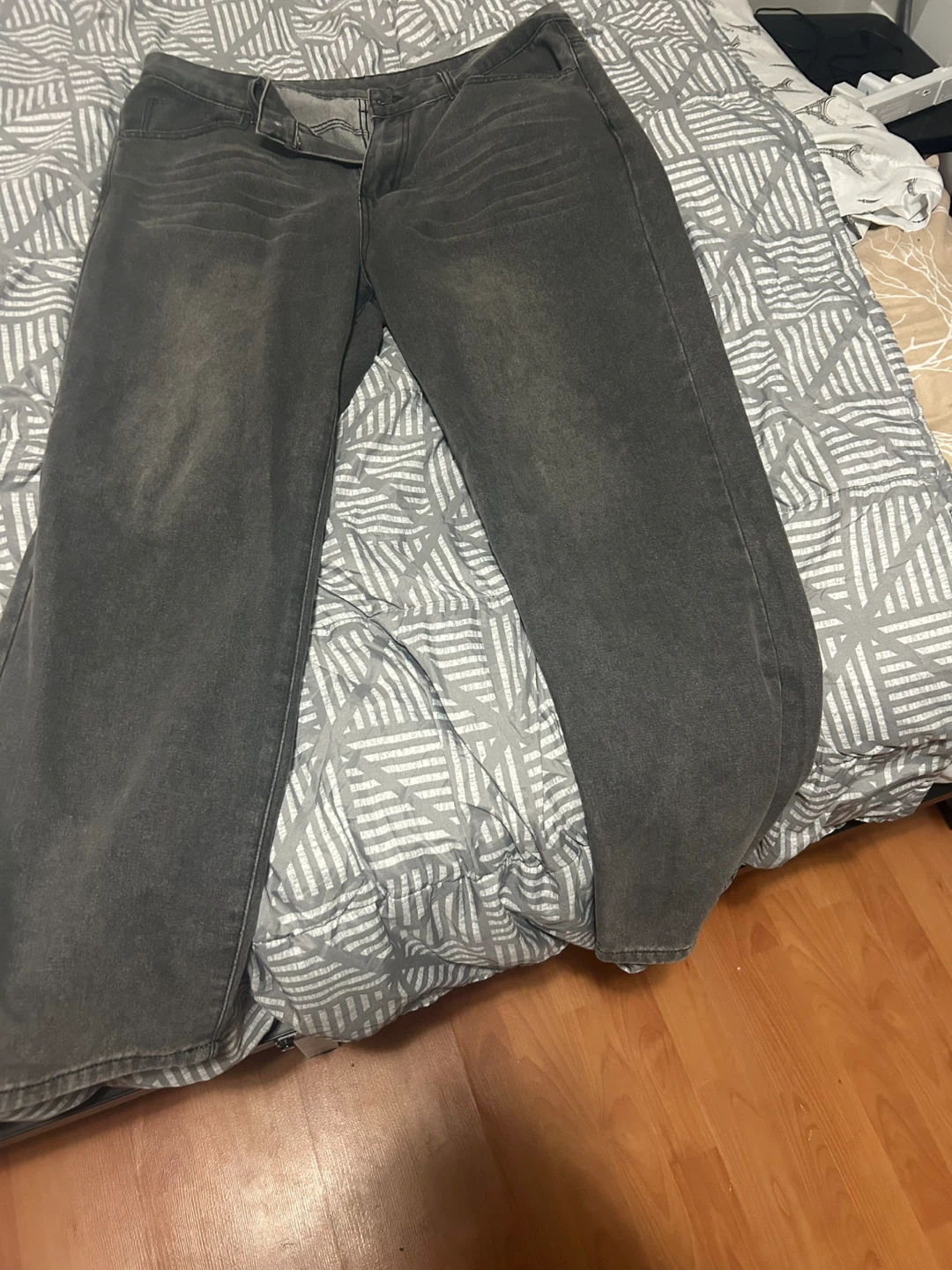 Grey Denim Jeans waist size 36 Xl