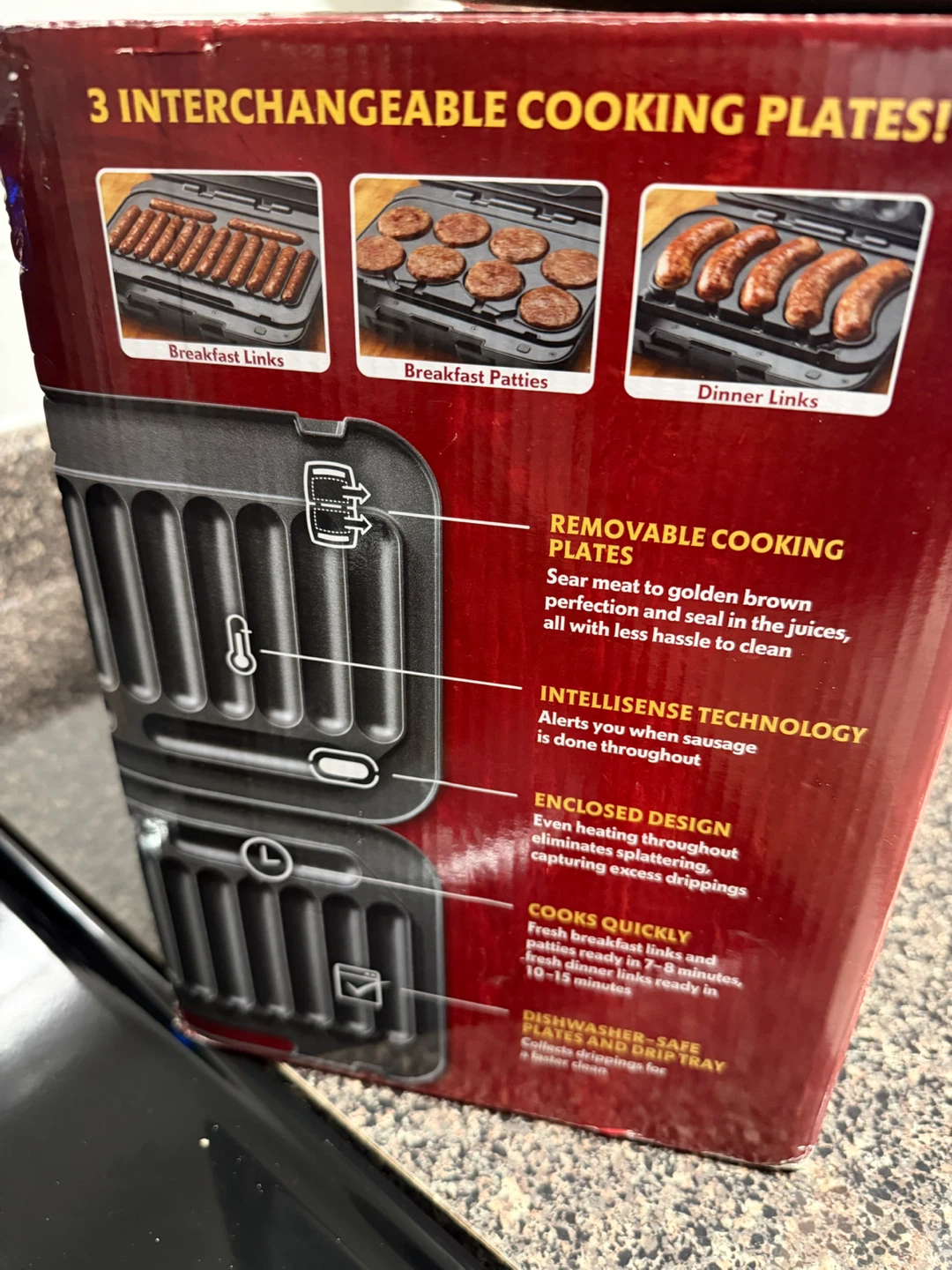 Johnsonville Sizzling Sausage Grill Plus BTG-500 - photo 3