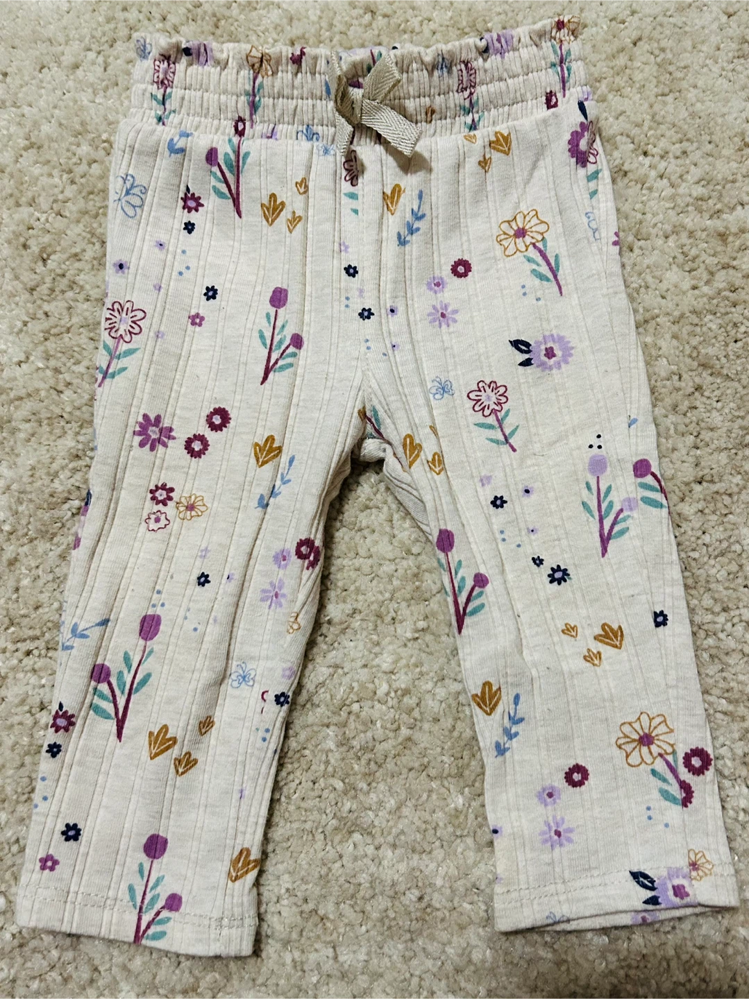 Garanimals Floral Print Pants 3-6M
