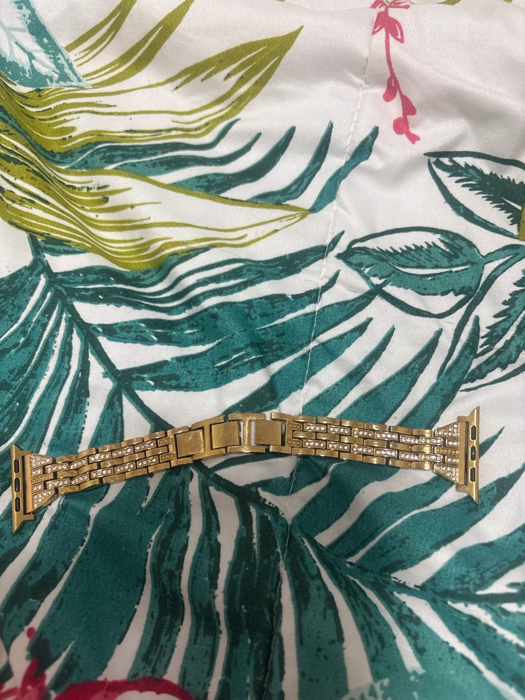Gold Rhinestone Apple Watch Band