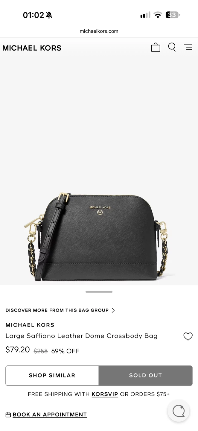 Michael Kors Dome Crossbody Bag
