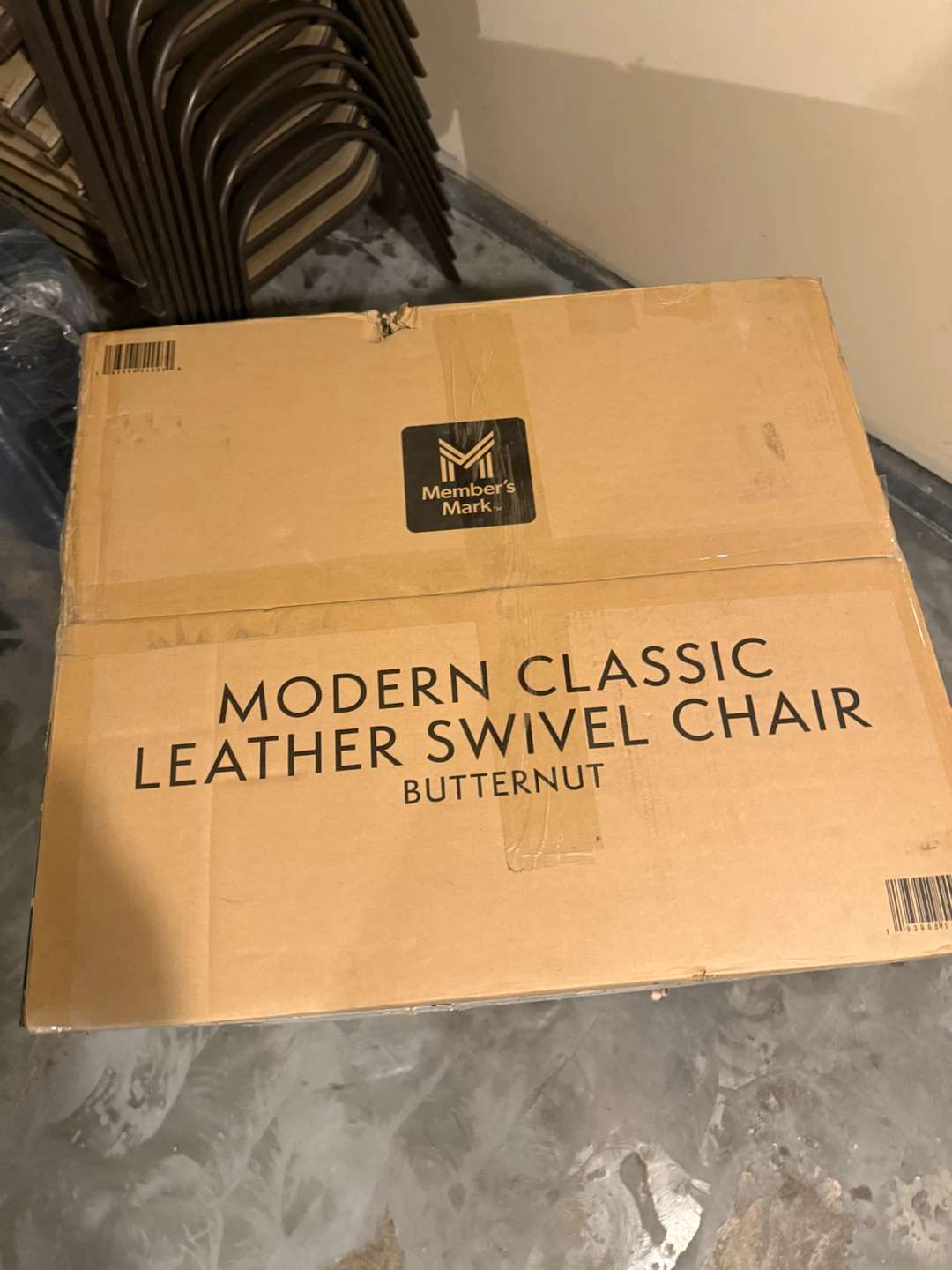 Member's Mark Modern Classic Leather Swivel Chair - photo 3