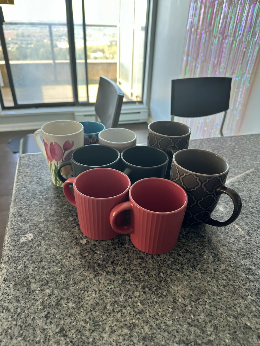 Assorted Coffee Mugs - Set of 9