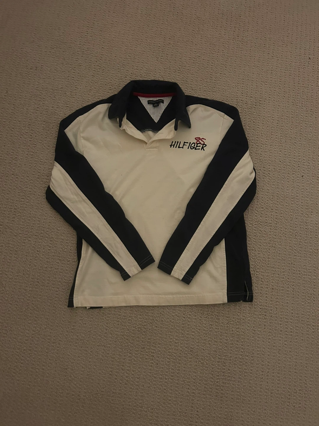 Tommy Hilfiger Long Sleeve Polo rugby Shirt