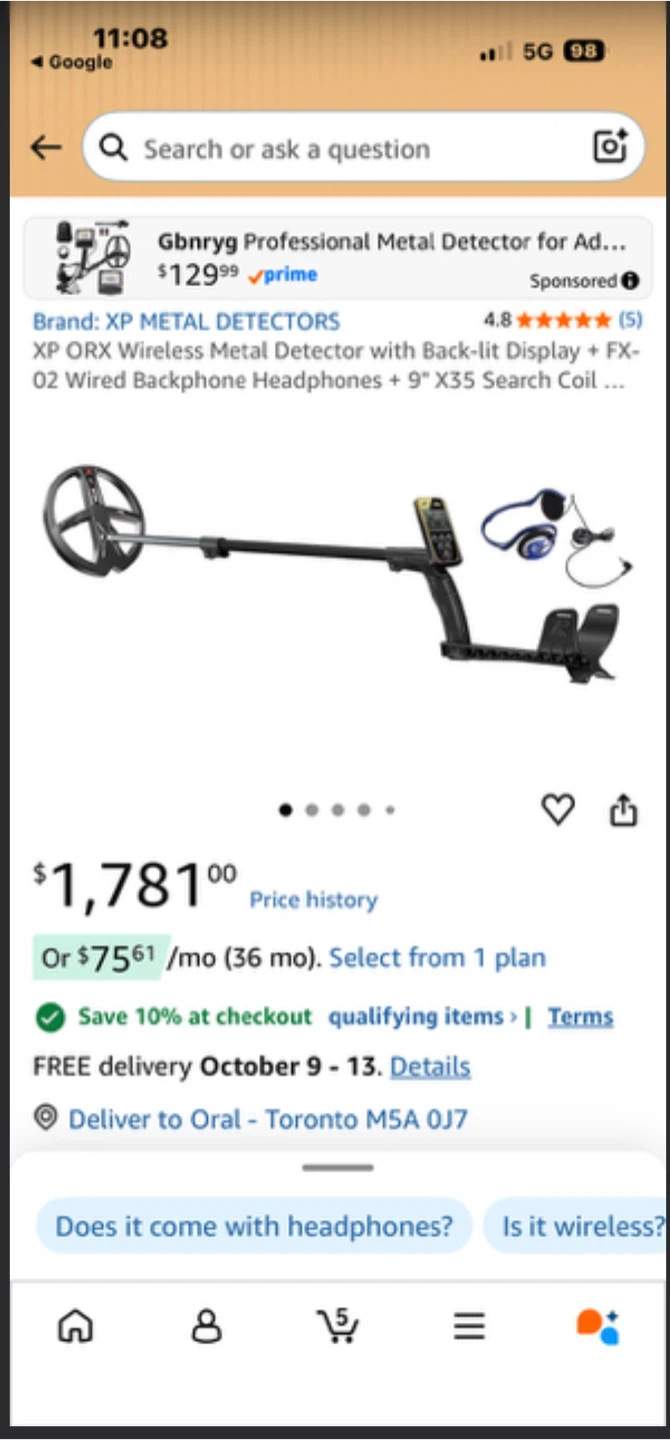 Metal detector