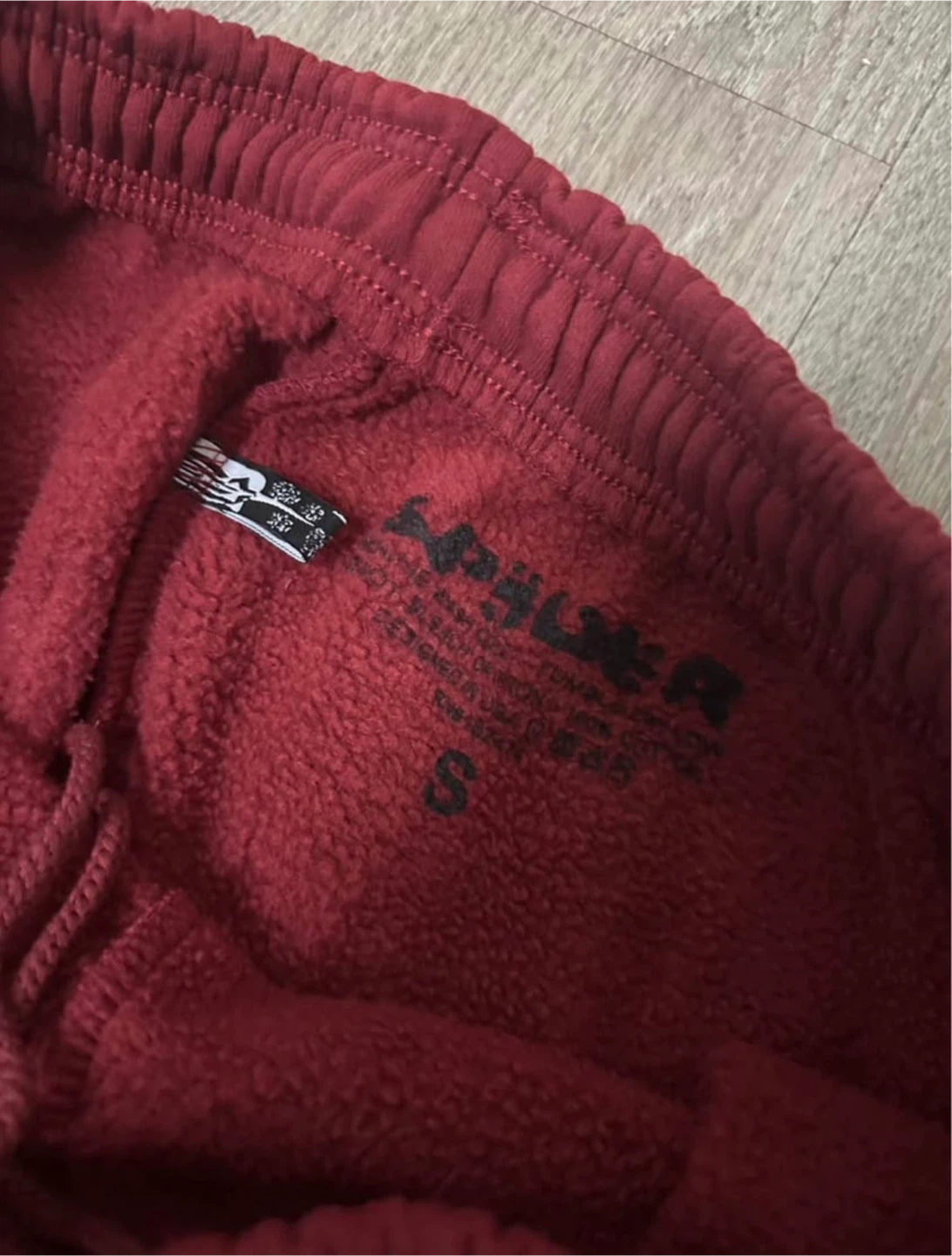 Sp5der Sweatpants 'Maroon' Size Small - photo 2