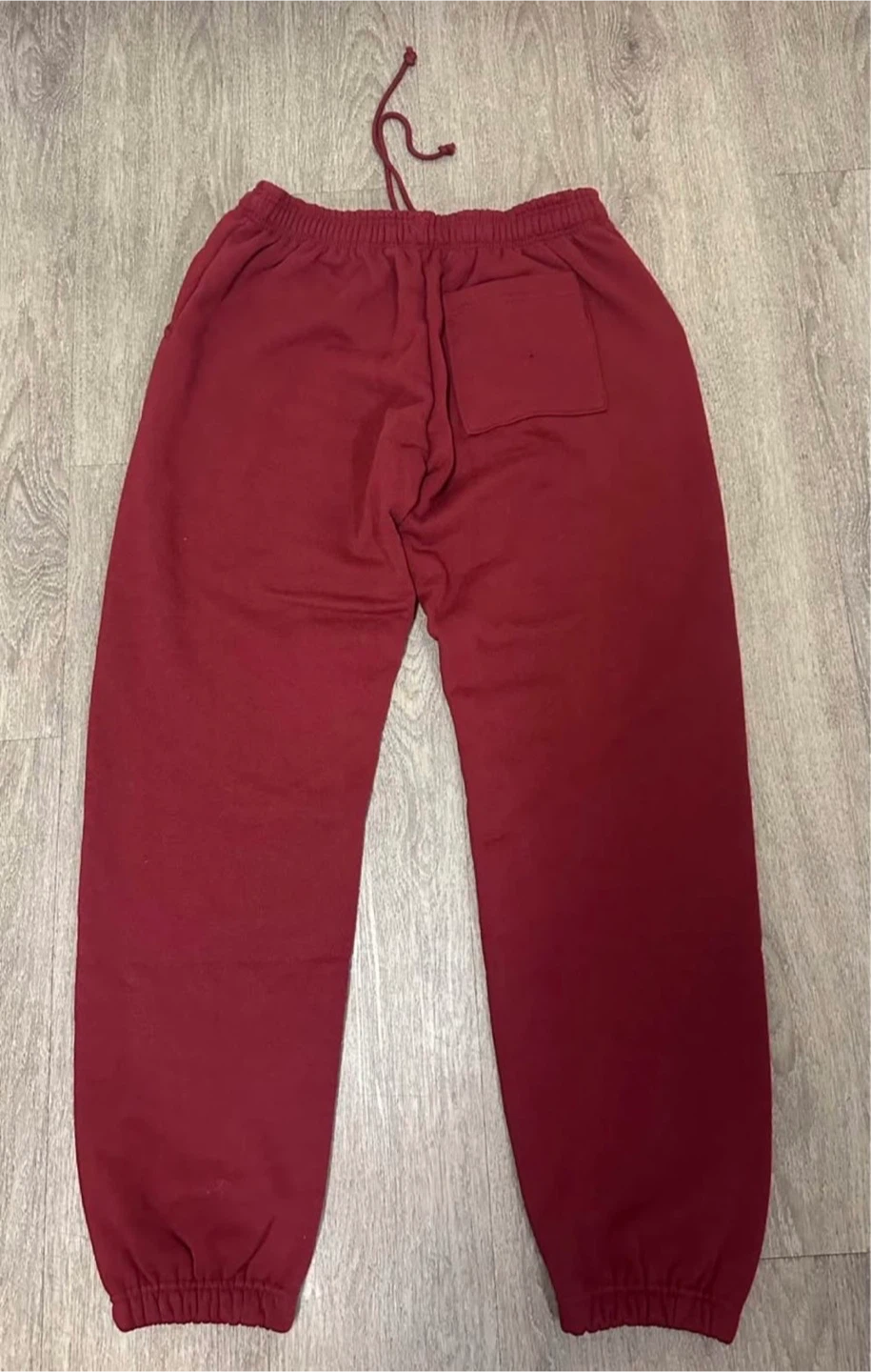 Sp5der Sweatpants 'Maroon' Size Small - photo 3