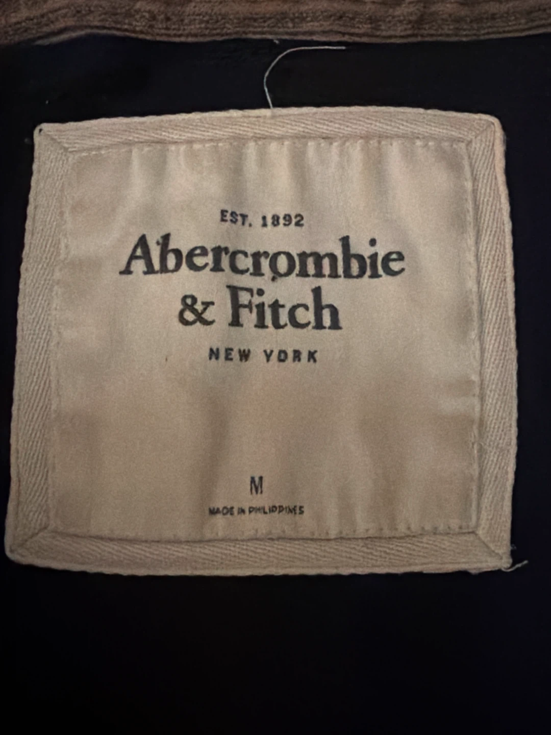 Vintage 2000s Abercrombie & Fitch Navy Full-Zip Hoodie - photo 2