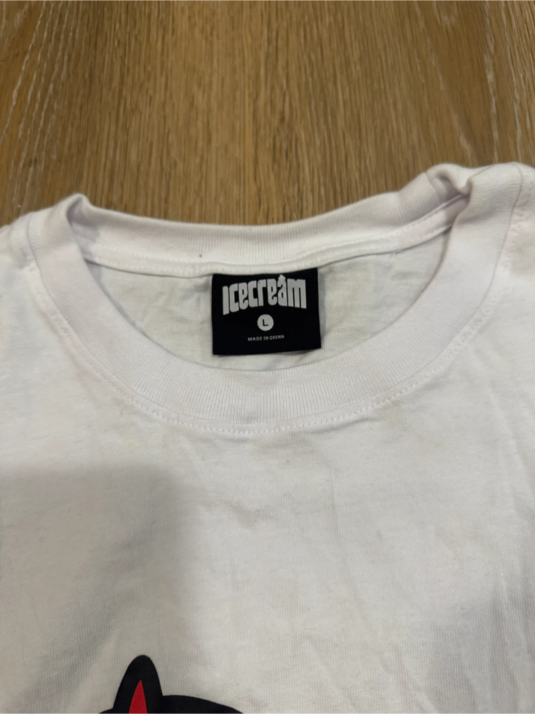 BBC Ice Cream Running Dog Mens White T-Shirt Size Large - photo 2