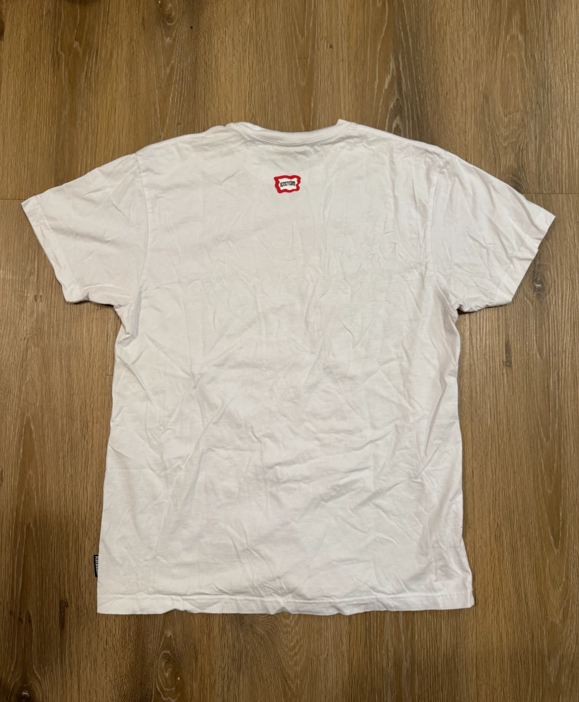 BBC Ice Cream Running Dog Mens White T-Shirt Size Large - photo 3