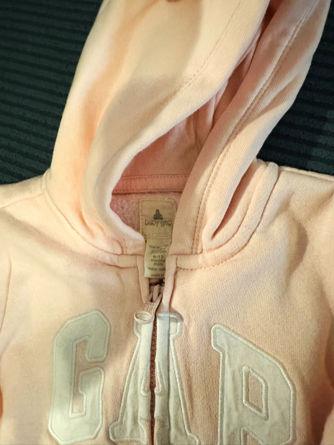 Baby Gap Pink Zip-Up Footie