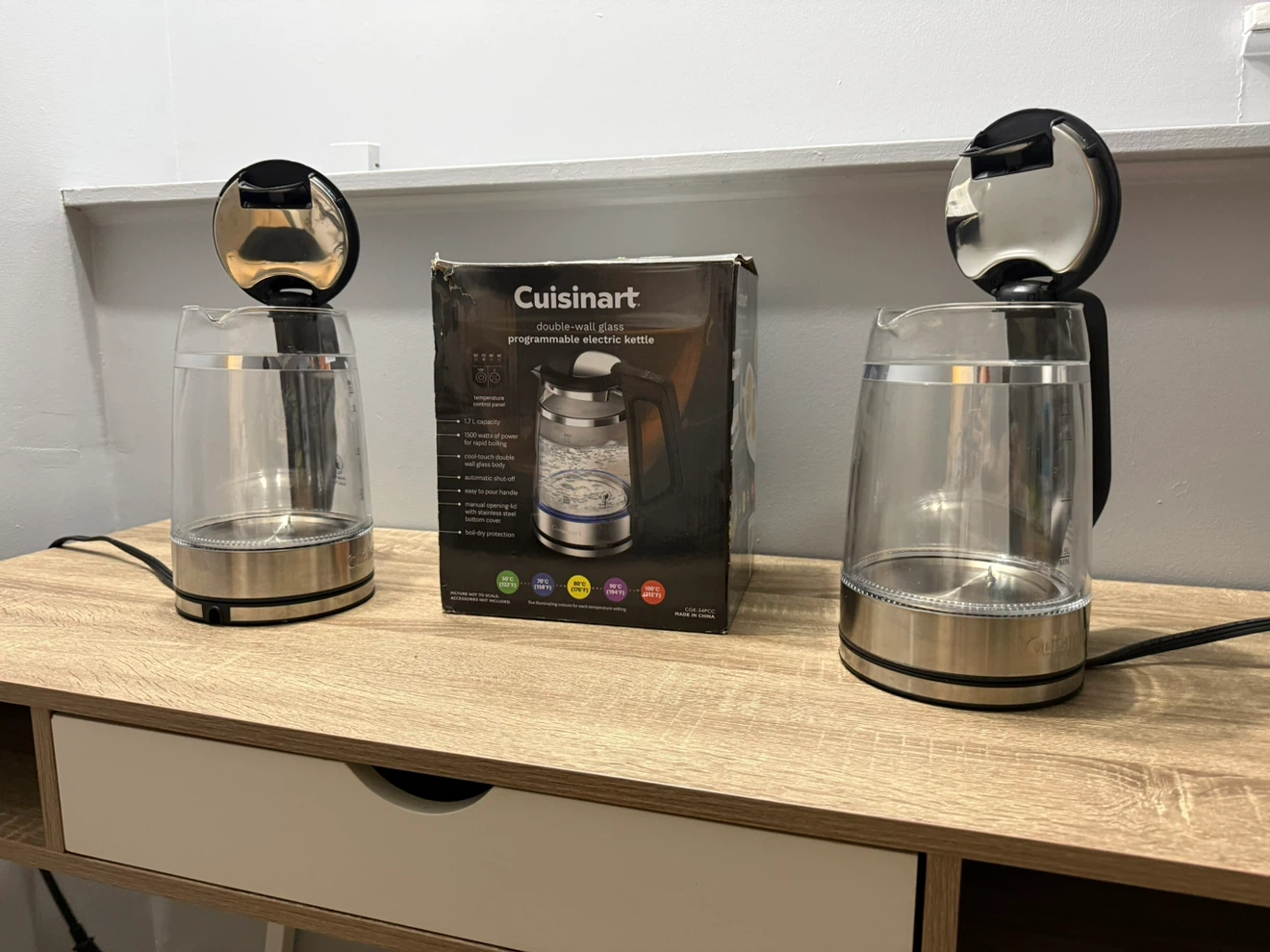 Cuisinart Double-Wall Glass Electric Kettle - photo 2