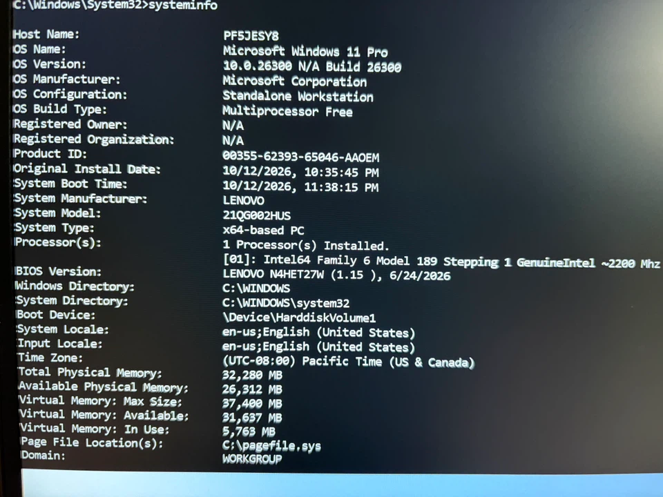 ThinkPad T14 Gen 6 Intel (14”) 1 yr old  with Charger - photo 4