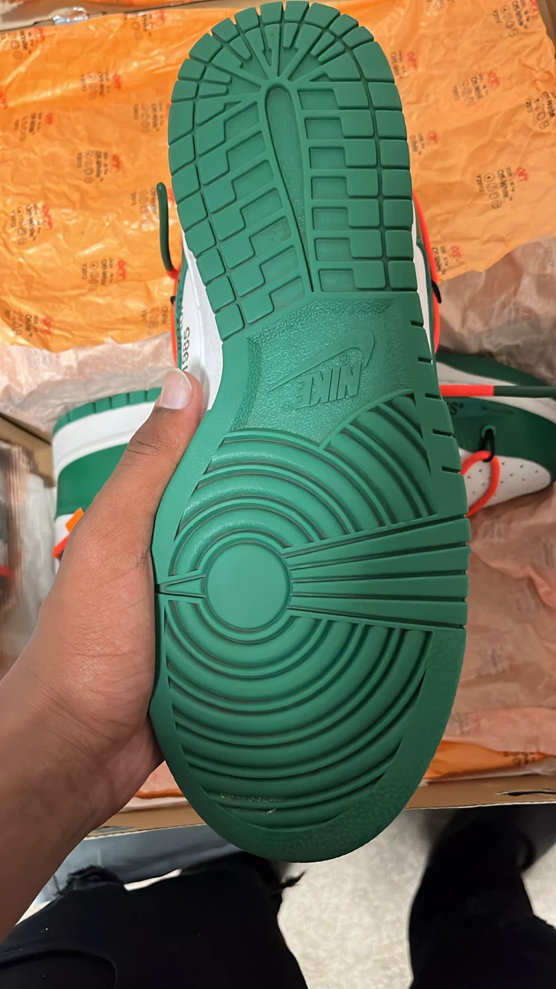 Nike Dunk Low Off-White Pine Green - photo 4