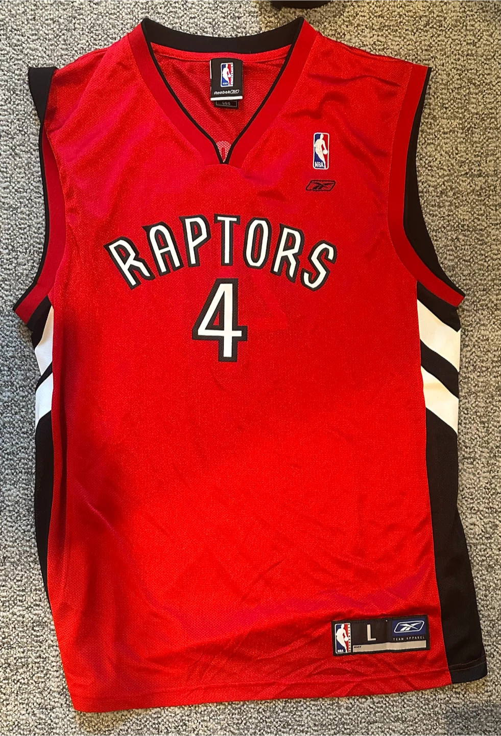 Reebok Chris Bosh Toronto Raptors Jersey Size L