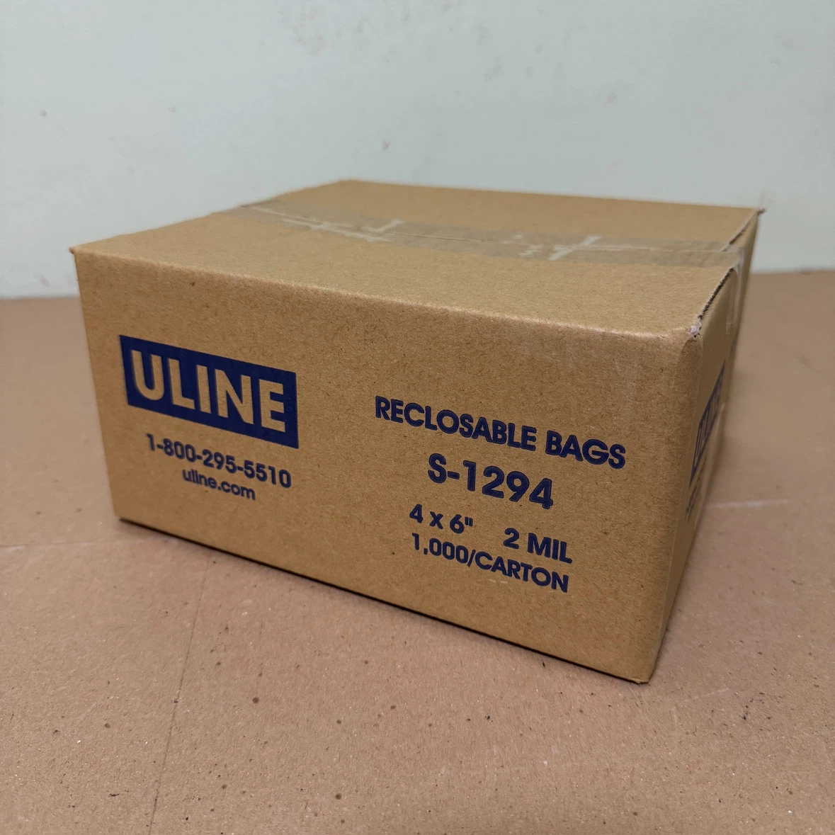 Uline Reclosable Plastic Bags various sizes 2 mil - 1000 / box - photo 4