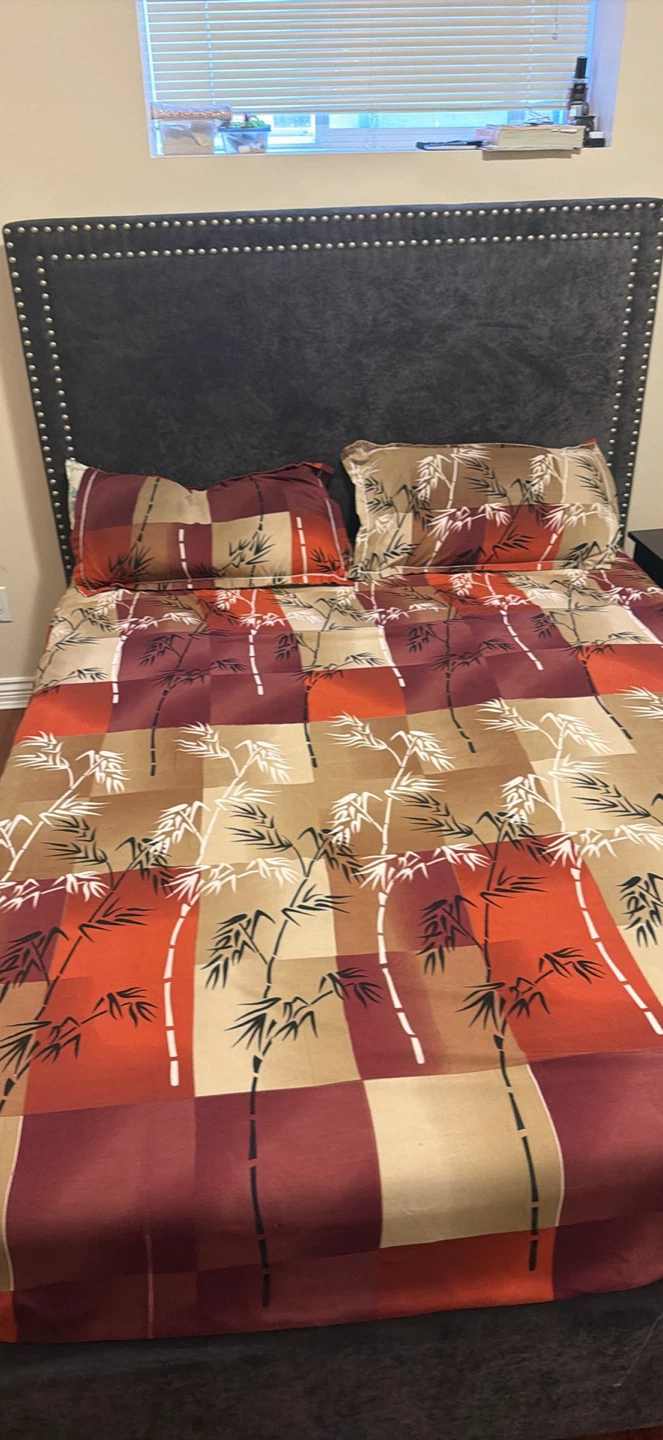 Upholstered Queen Bed Frame with Headboard - photo 2