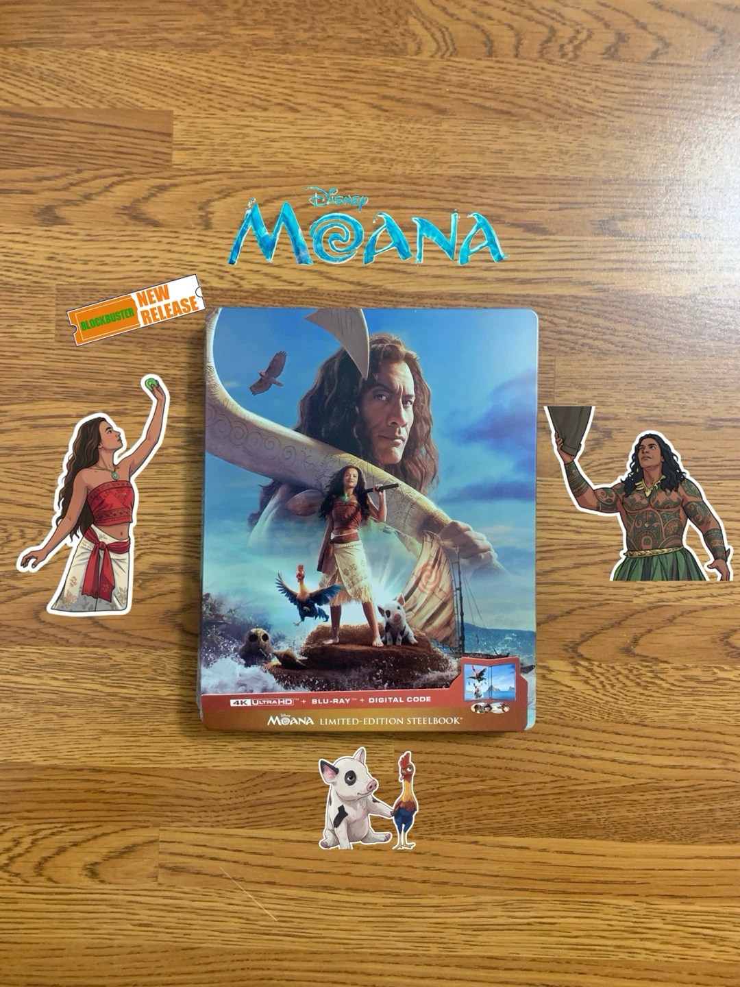 Moana (LE Steelbook) 4K UHD Blu-ray Combo Pack