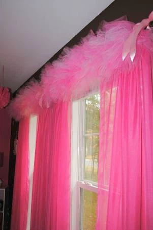 Decorative Hot Pink Tulle Fabric - photo 5
