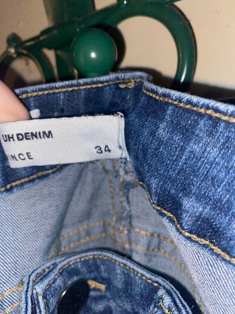UH Denim Slim Fit Distressed Jeans - photo 2