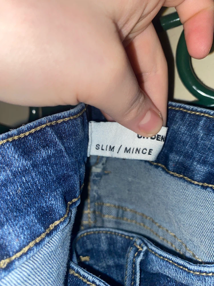 UH Denim Slim Fit Distressed Jeans - photo 3