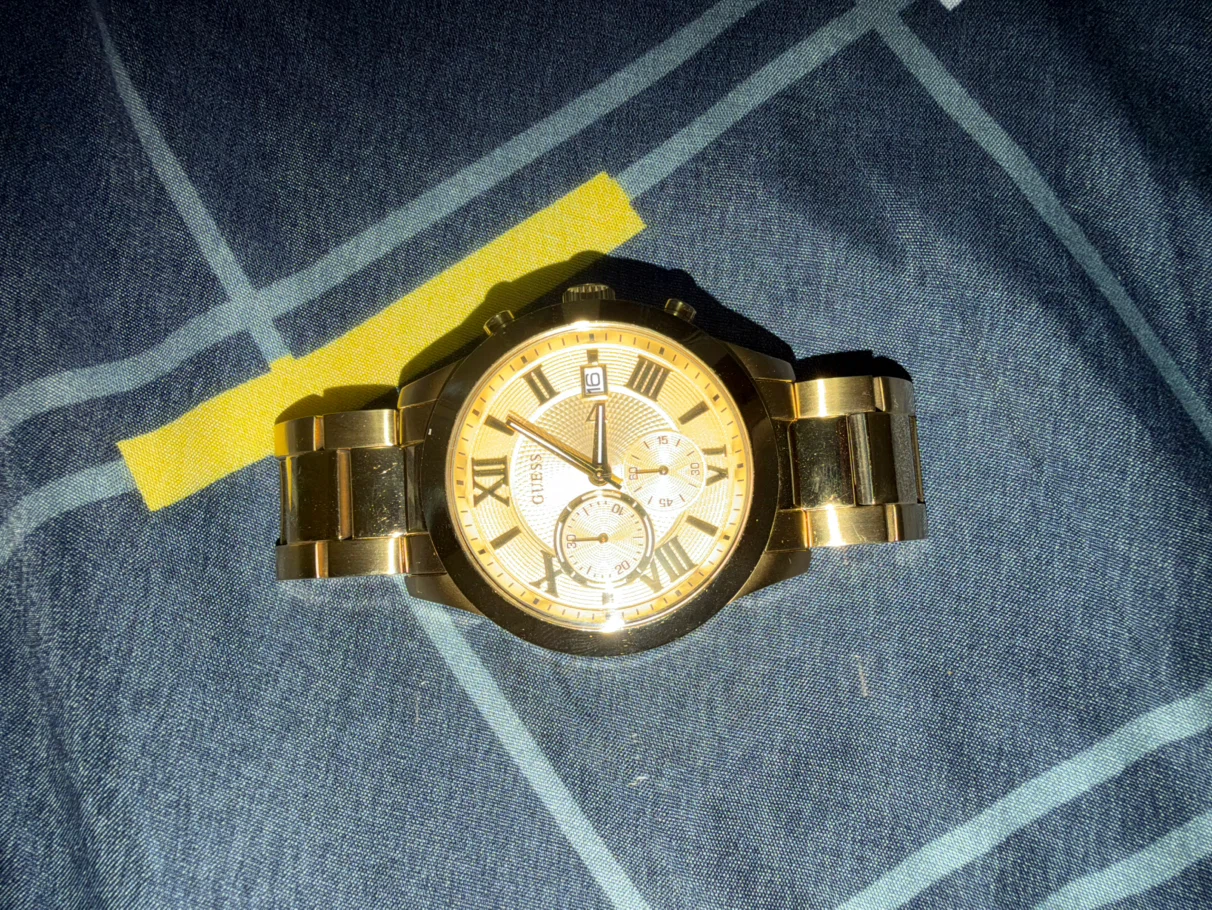 Guess Steel Gold Watch