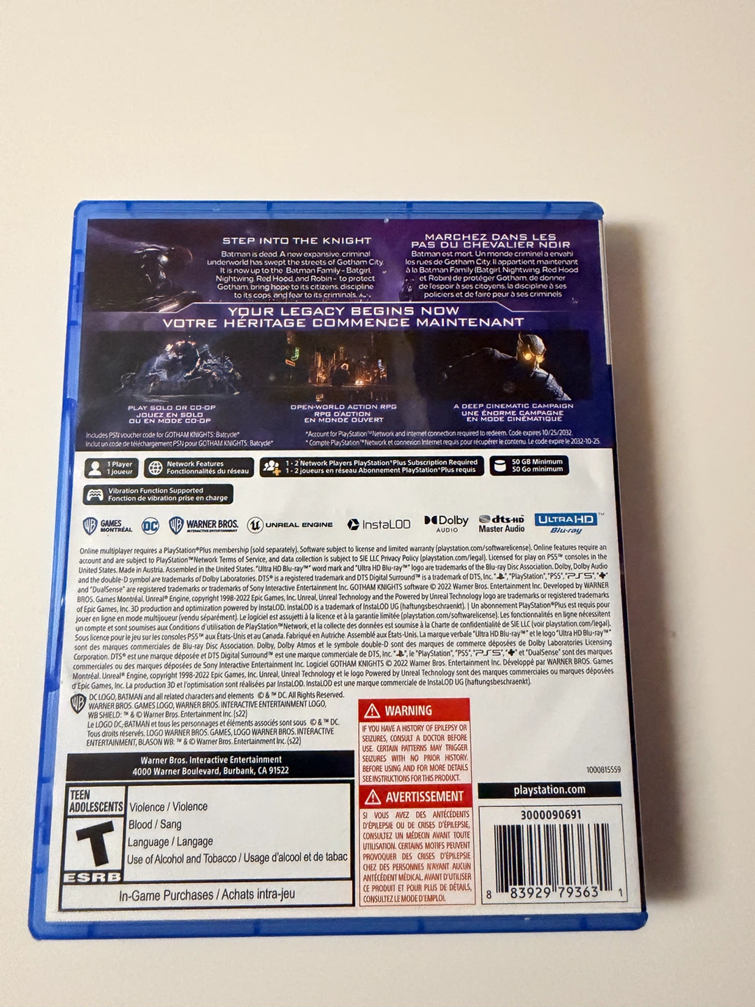 Gotham Knights – PS5 Physical Game - photo 2