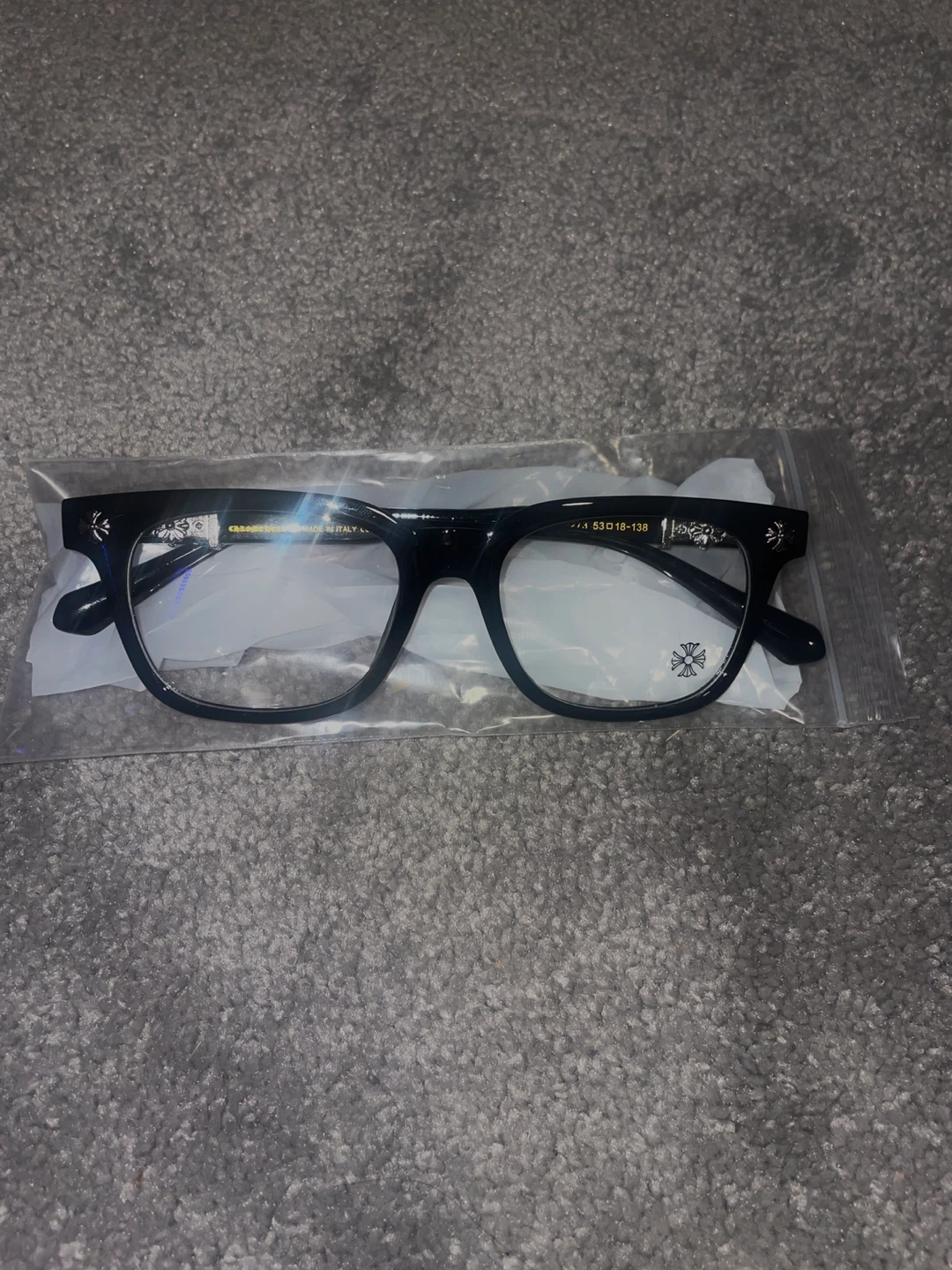 Chrome Hearts Black Eyeglasses