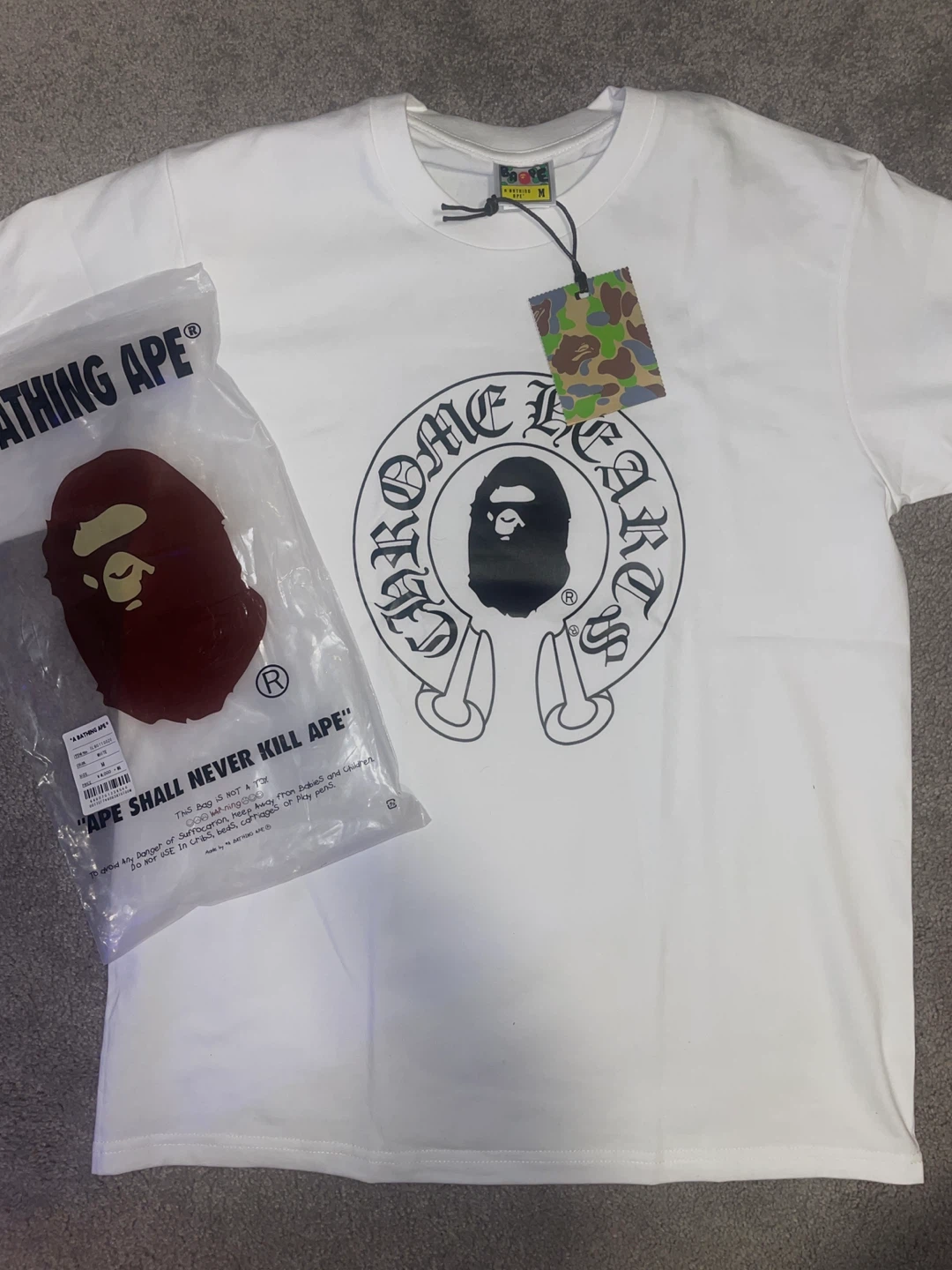 A Bathing Ape x Chrome Hearts T-Shirt