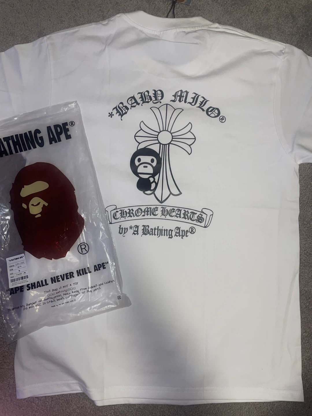 A Bathing Ape x Chrome Hearts T-Shirt - photo 2