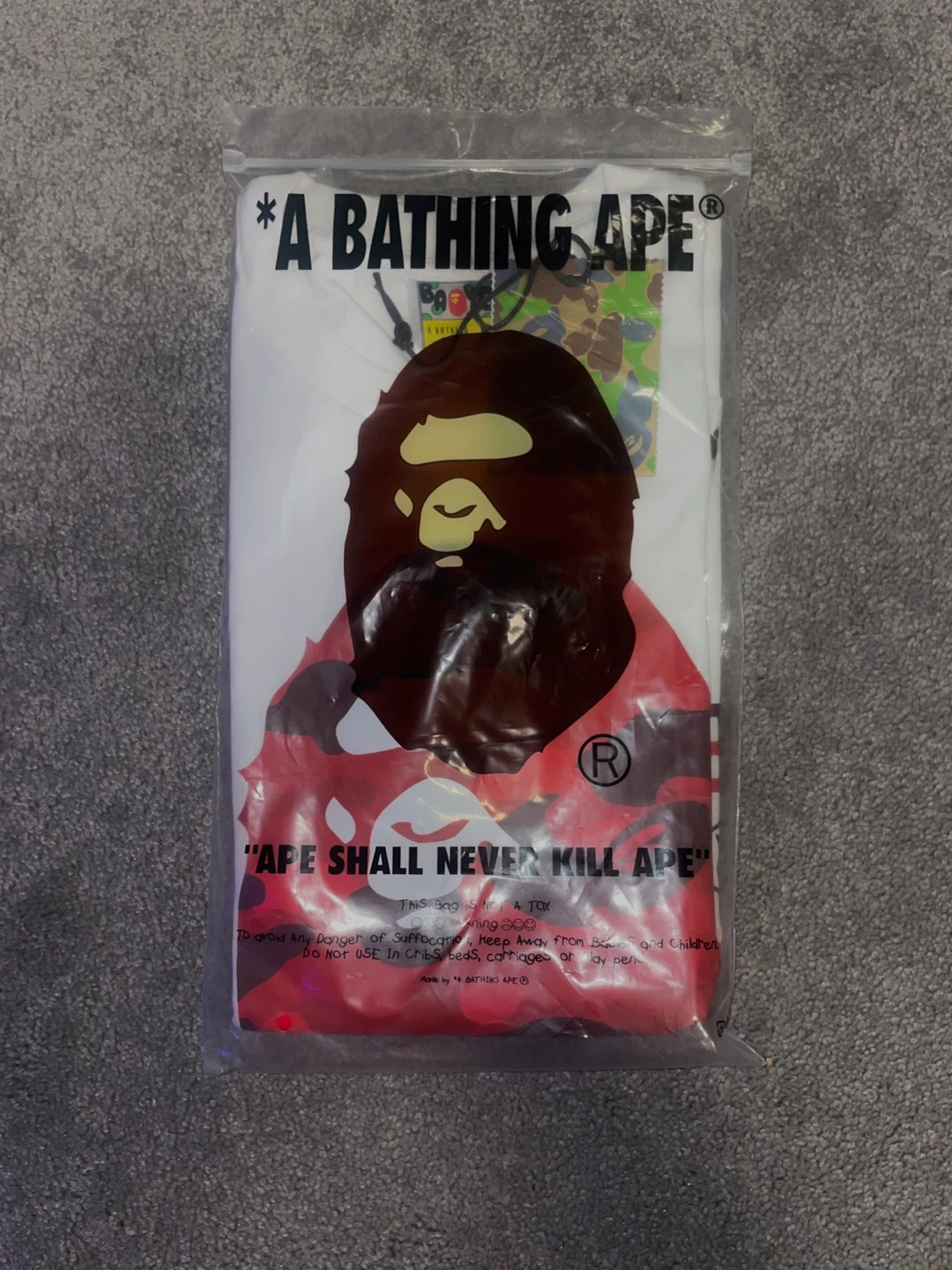 A Bathing Ape Red Camo Graphic T-Shirt - photo 4