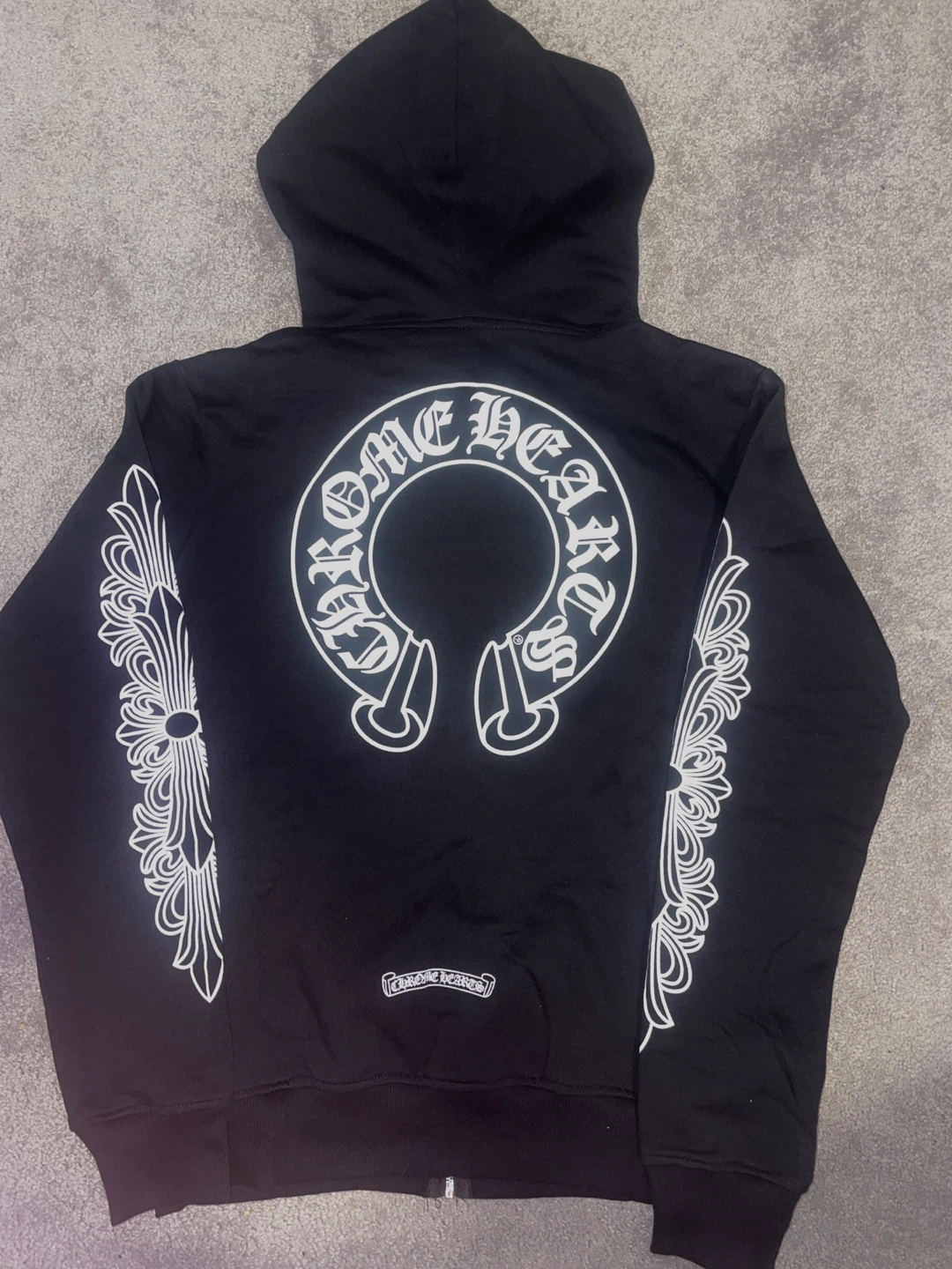 Chrome Hearts Horseshoe Zip-Up Hoodie - photo 2