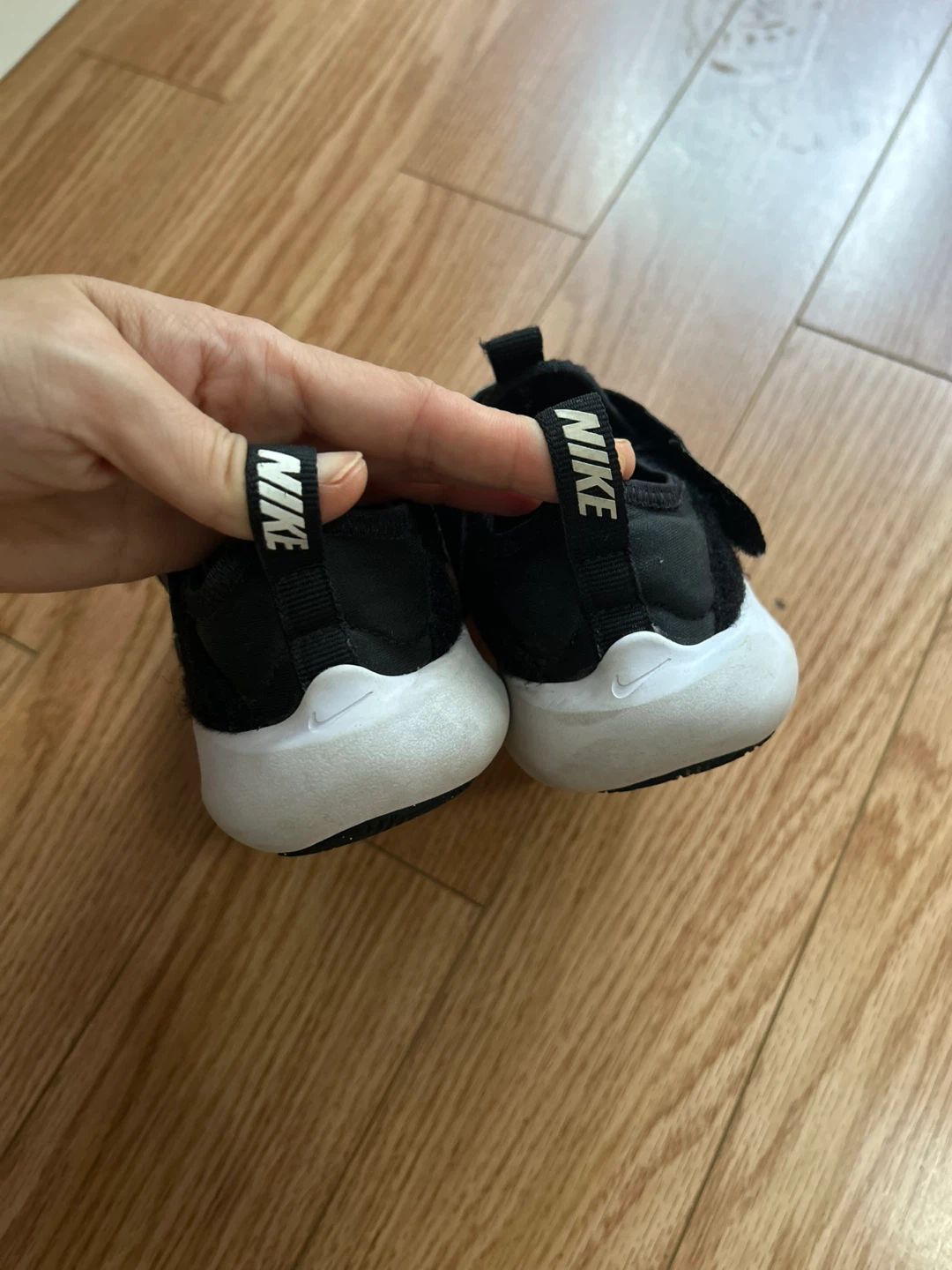 Nike Black Slip-On Sneakers Toddler Size 10C - photo 2