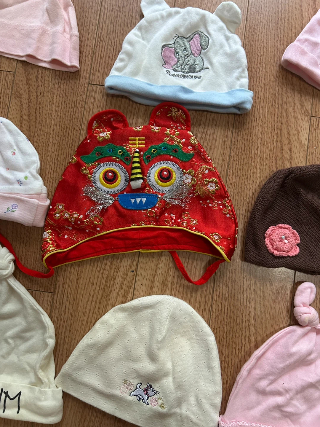 Set of 15 Infant Baby Hats Size 1-3 - photo 2