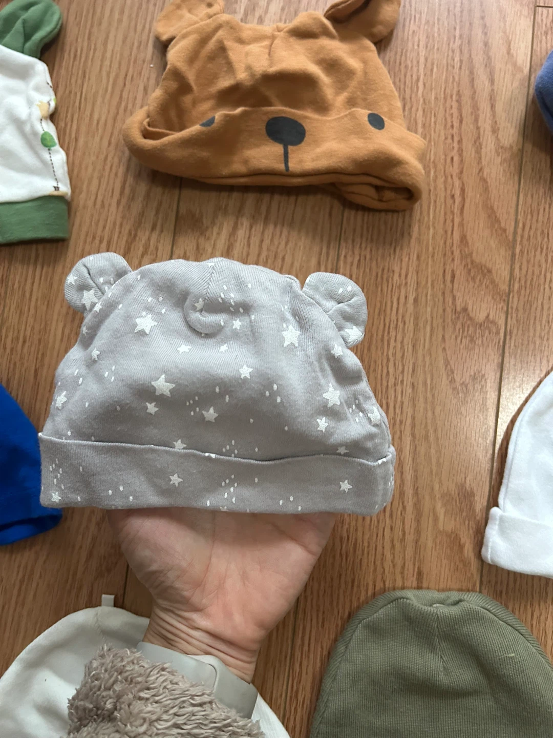 Set of 12 Baby Infant Hats Size 0-2age - photo 5