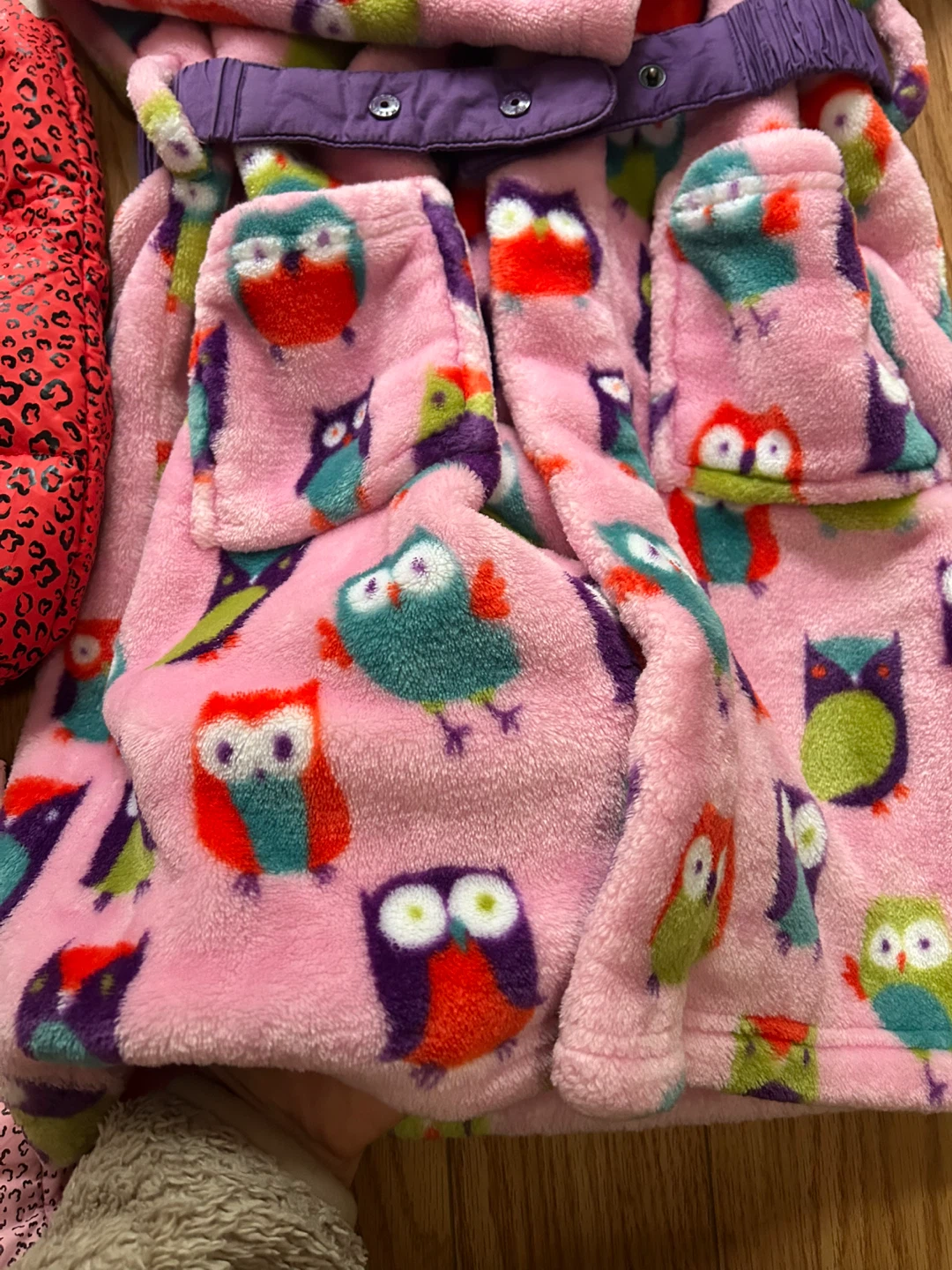 3 set Kids Winter Soft Cozy Robe and Down Vests - photo 5