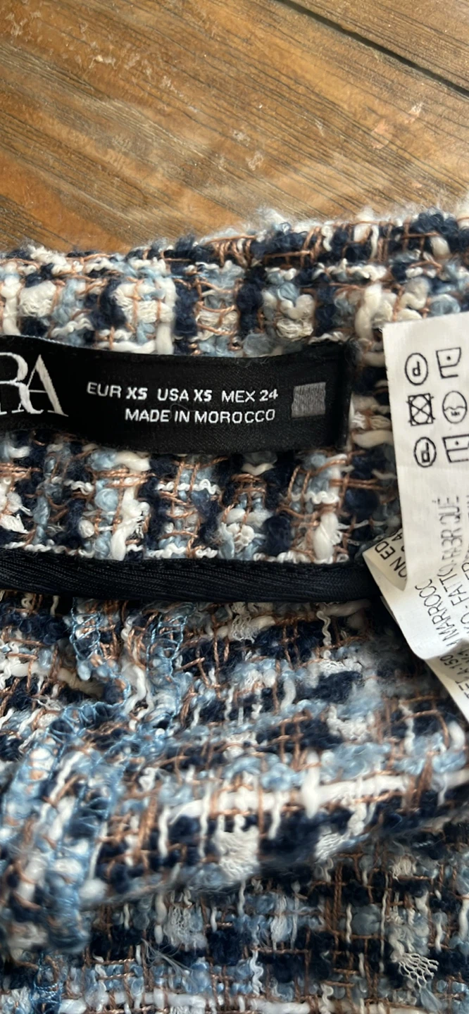 Zara Tweed Shorts XS - photo 3