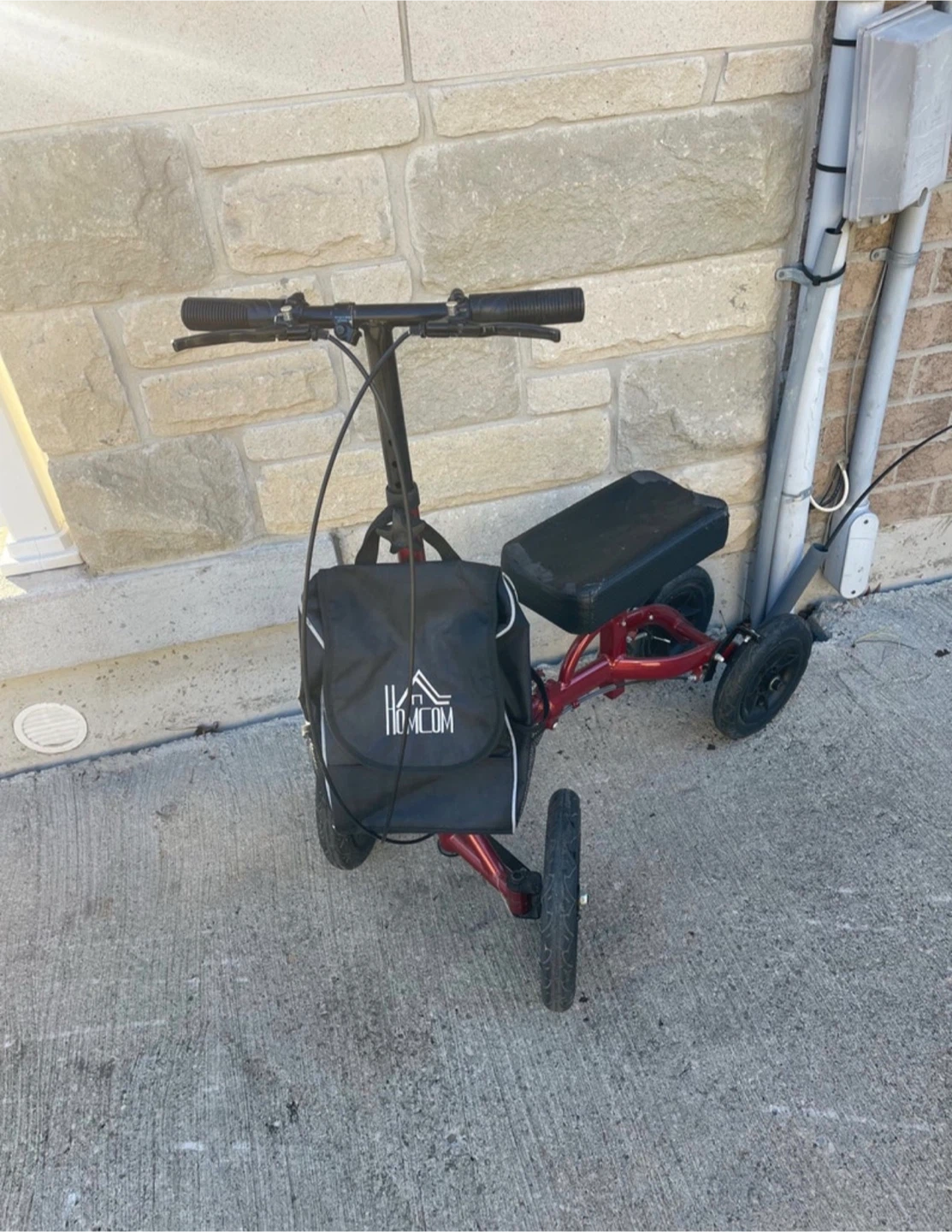 HomCom Steerable Knee Scooter - photo 3