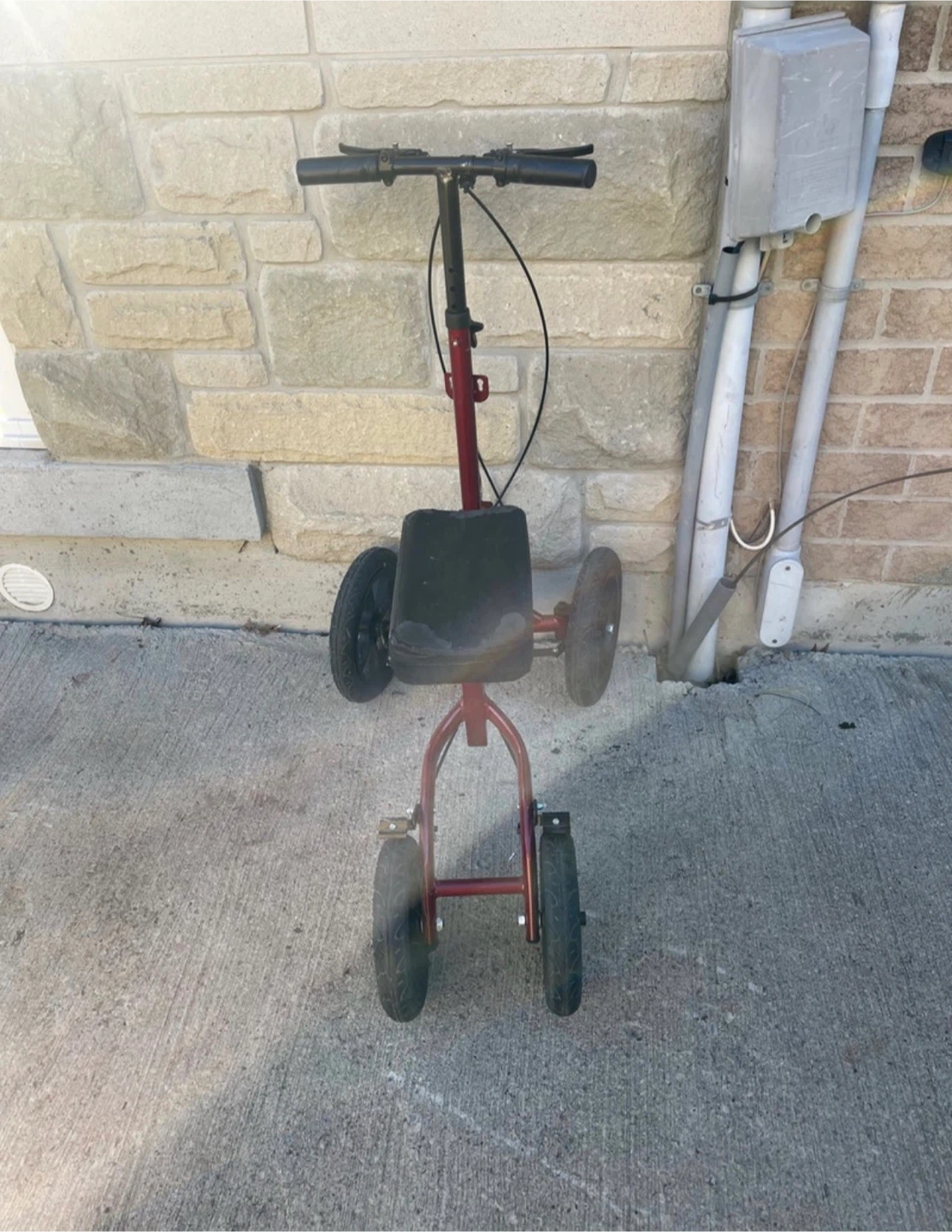 HomCom Steerable Knee Scooter - photo 4