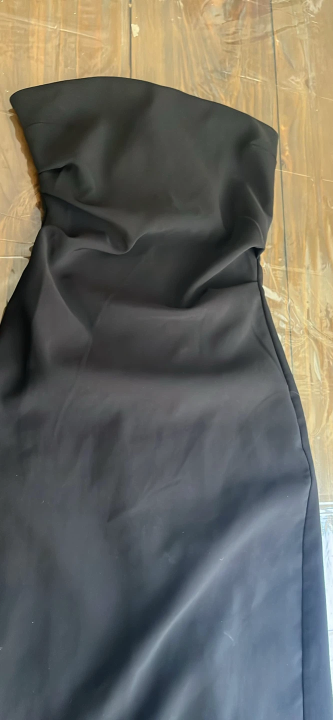 Zara Black Strapless Dress