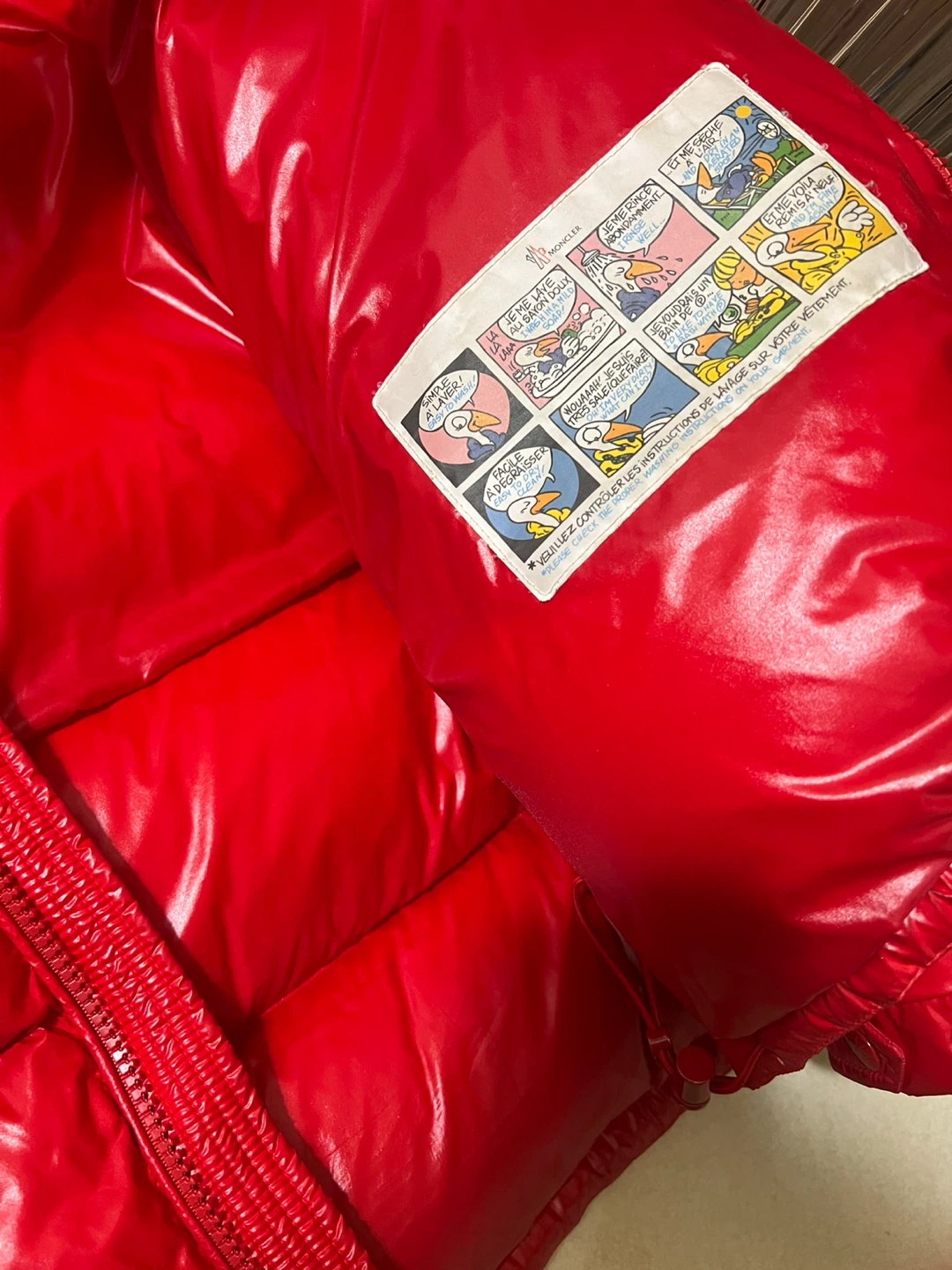 Moncler Red Down Jacket - photo 3